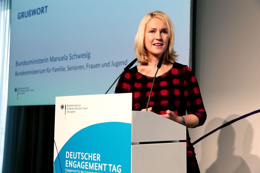 Manuela Schwesig eröffnet den Deutschen EngagementTag