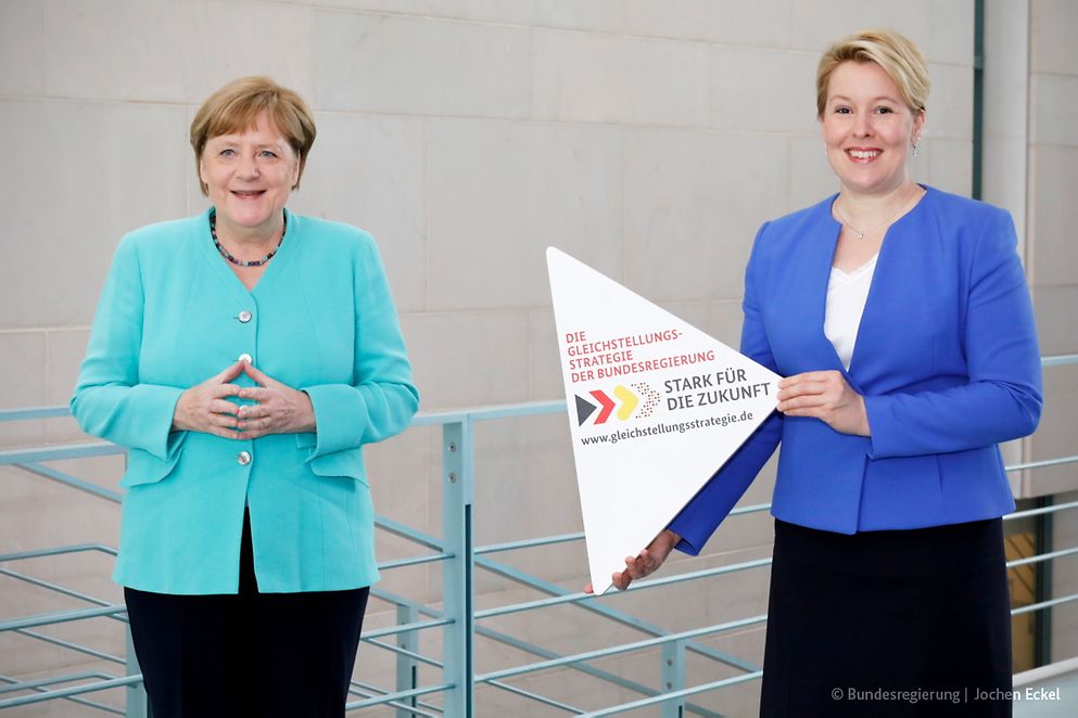 Dr. Angela Merkel und Dr. Franziska Giffey