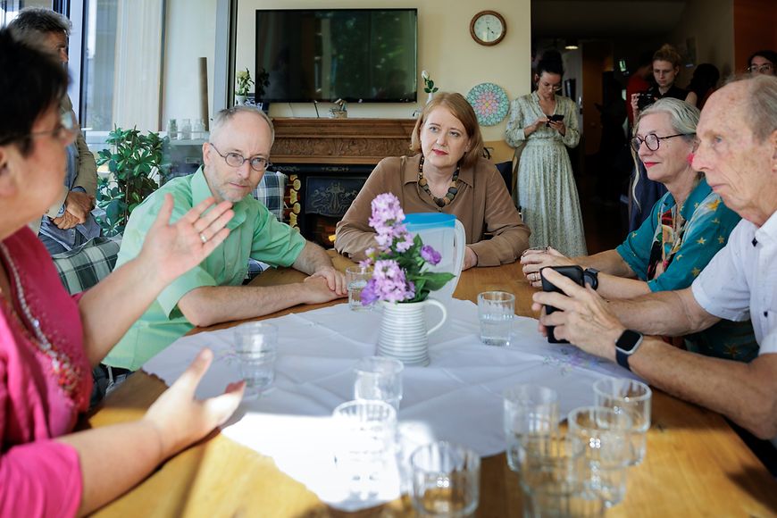 Lisa Paus besucht Pflegeeinrichtung "Albblick" in Filderstadt