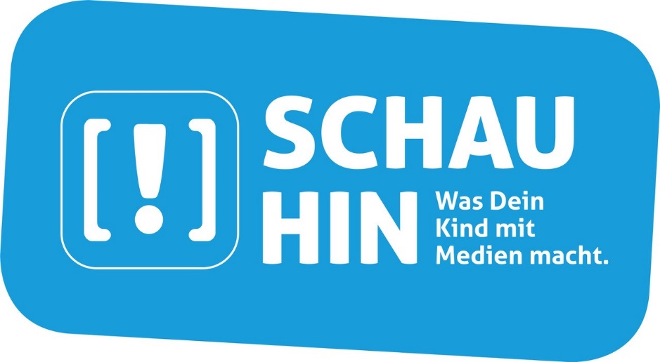 Logo "SCHAU HIN! Was Dein Kind mit Medien macht"