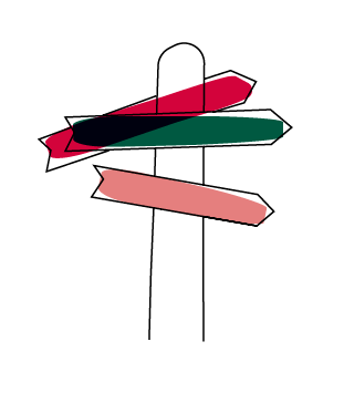 Illustration eines Wg