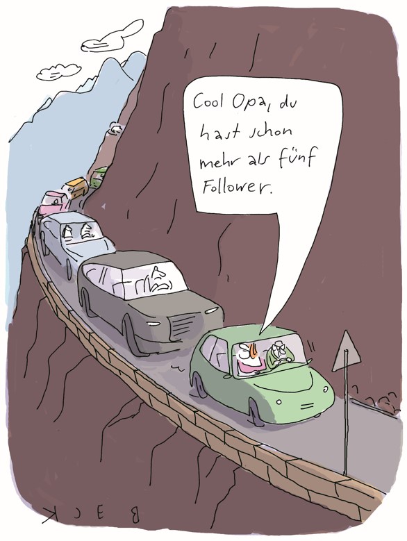 1. Preis: Fünf Follower von Beck
