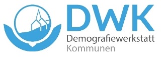 Logo DWK, Demografiewerkstatt Kommunen