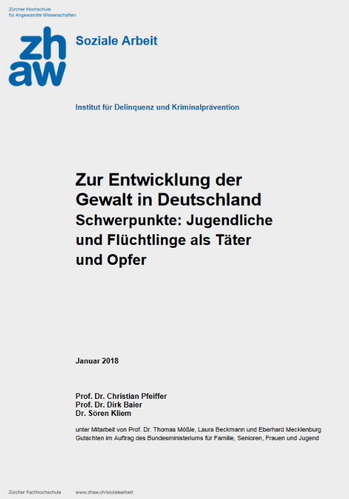 Zur Entwicklung der Gewalt in Deutschland. Schwerpunkte: Jugendliche und Flüchtlinge als Täter und Opfer.