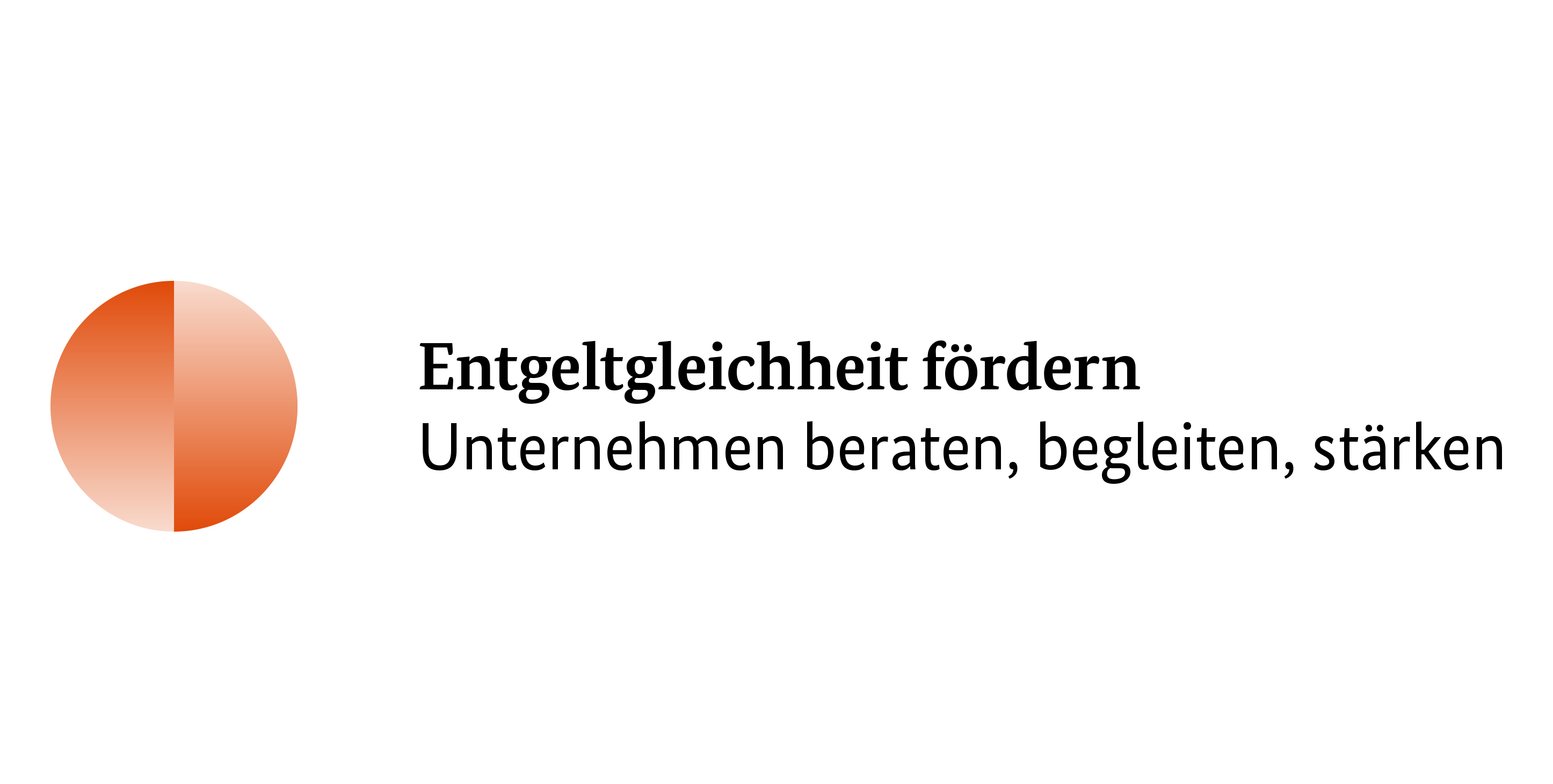 Das Logo zum Unternehmensprogramm Entgeltgleichheit fördern