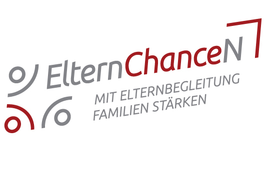 Logo mit Schriftzug "ElternChanceN - mit Elternbegleitung Familien stärken"