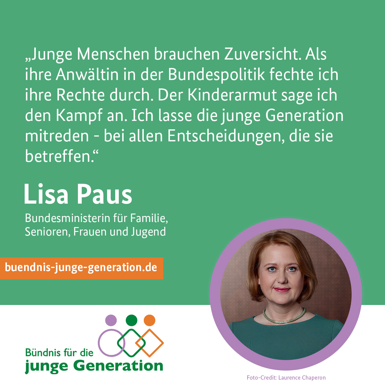 Die Selbstverpflichtung von Bundesjugendministerin Lisa Paus