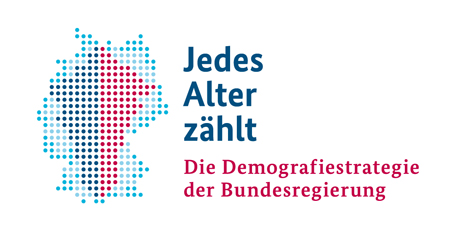 Logo "Demografiestrategie der Bundesregierung"