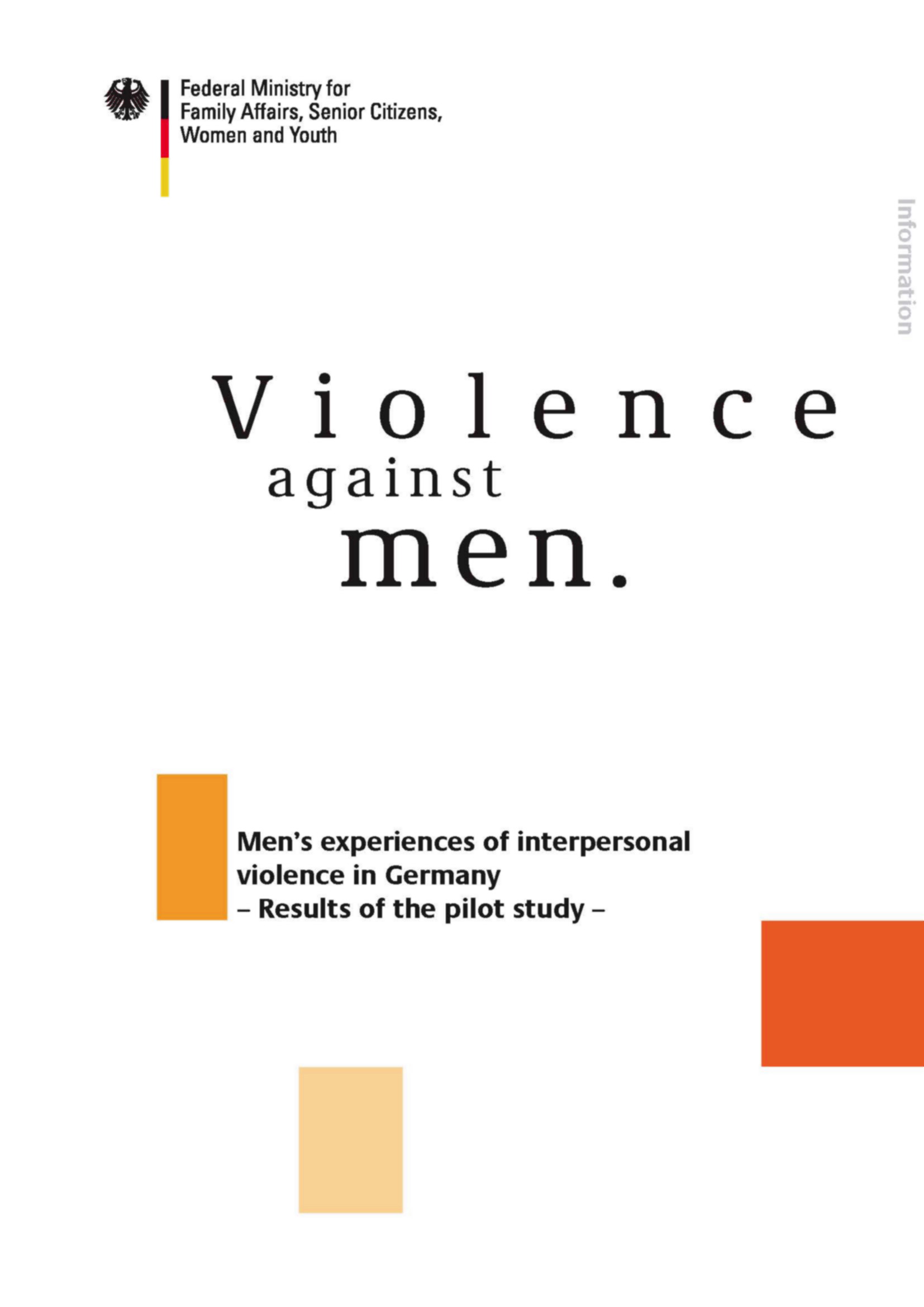 BMFSFJ Violence against men