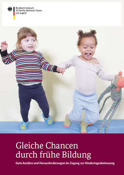 Cover der Broschüre Gleiche Chancen durch frühe Bildung