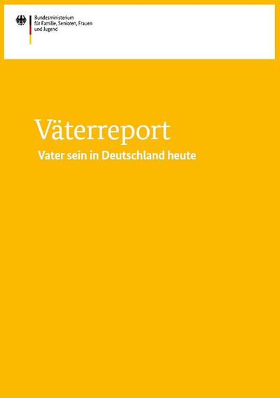 Titelseite Väterreport - Vater ein in Deutschland heute