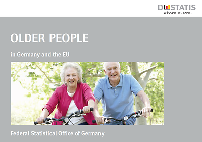 Cover der Broschüre "Older people in Germany and the EU"
