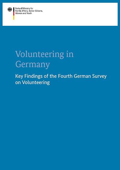 Titelseite Vierter Deutscher Freiwilligensurvey - englisch