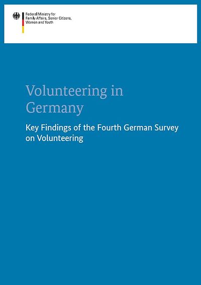 Titelseite Vierter Deutscher Freiwilligensurvey - englisch