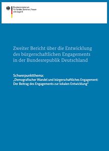 Titelseite Zweiter Engagementbericht - Bundestagsdrucksache