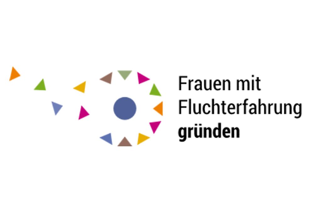 Logo des Projekts "Frauen mit Fluchterfahrung gründen"
