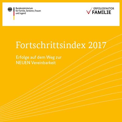 Titelseite der Broschüre "Fortschrittsindex 2017"