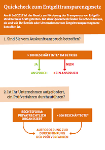 Cover des Quickchecks zum Entgelttransparenzgesetz