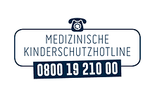 Logo der medizinischen Kinderschutzhotline 0800 19 210 00
