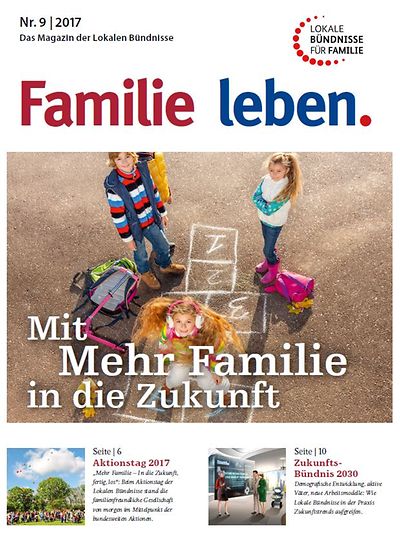 Titelseite Magazin Familie leben - Ausgabe 9