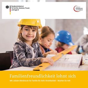 Cover des Flyers "Familienfreundlichkeit lohnt sich"