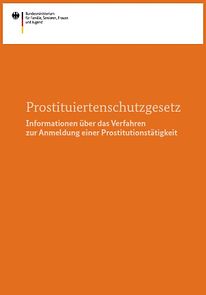 Cover des Folders "Prostituiertenschutzgesetz"