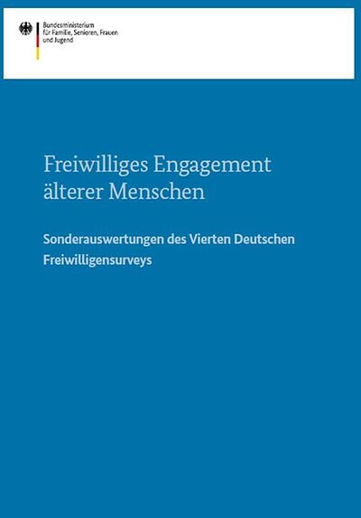 Titelseite Freiwilliges Engagement älterer Menschen