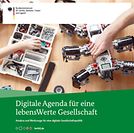 Cover der Broschüre "Digitale Agendafür eine lebensWerte Gesellschaft"