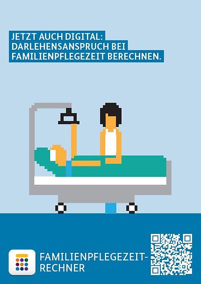 Postkarte-Familienpflegezeitrechner
