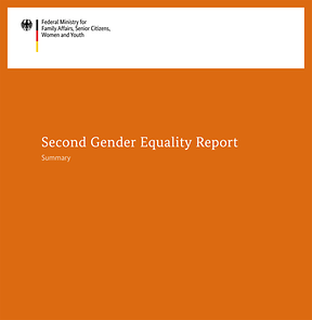 Titelseite der Broschüre "Second Gender Equality Report"