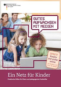Titelseite der Broschüre "Ein Netz für Kinder"