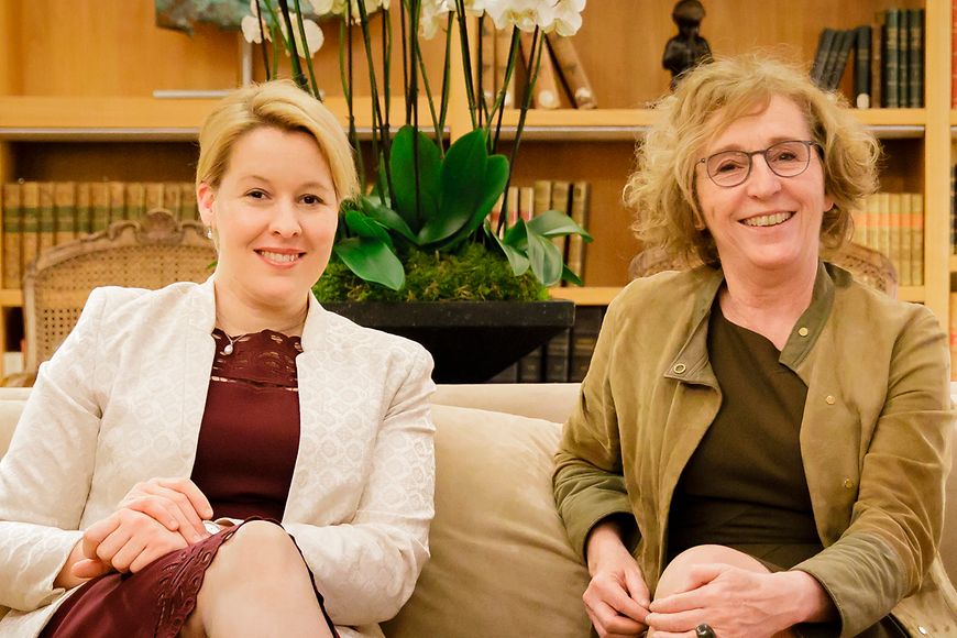 Dr. Franziska Giffey und Muriel Pénicaud