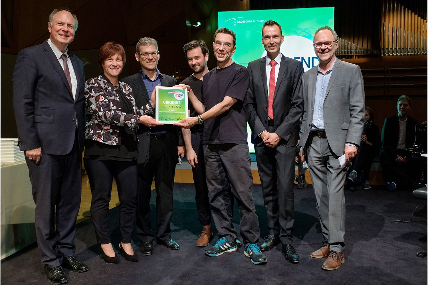 Bild der Preisverleihung Jugend jazzt