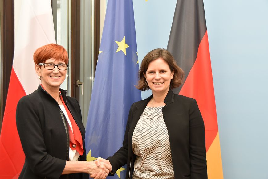 Das Bild zeigt Juliane Seifert und El?bieta Rafalska