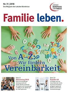 Titelsseite Magazin Familie leben - Ausgabe 11 