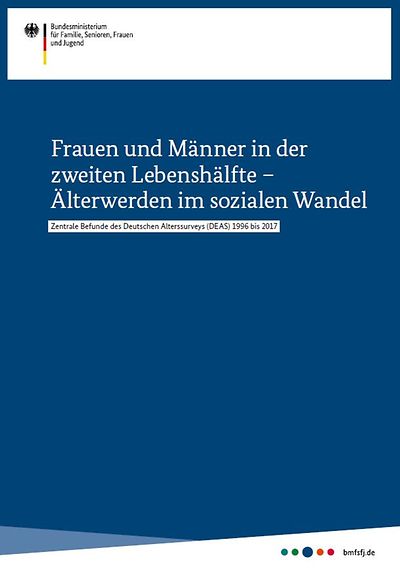 Titelseite: Frauen und Männer in der zweiten Lebenshälfte - Älterwerden im sozialen Wandel