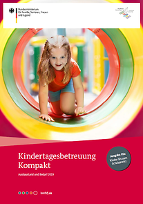 Titelseite der Broschüre "Kindertagesbetreuung Kompakt - Ausgabe 05a"