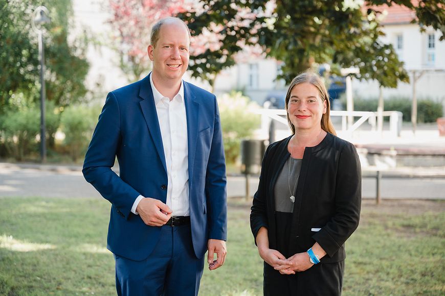 Jan Holze und Katarina Peranic