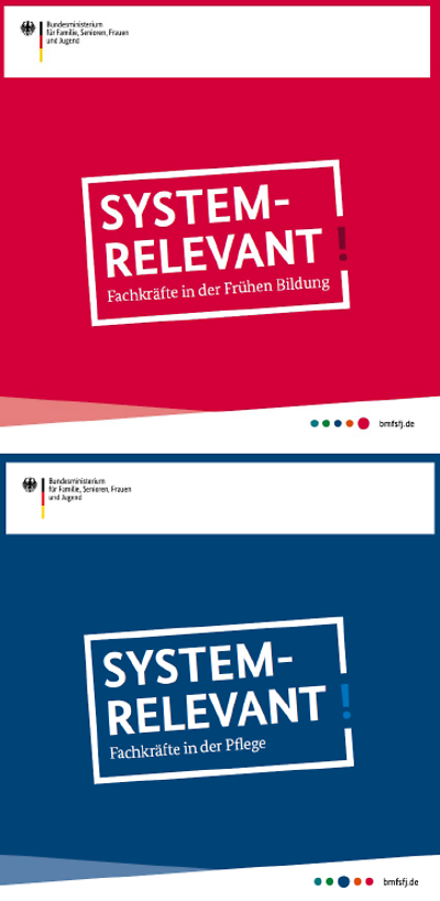 Titelseiten der Wende-Broschüre "System-Relevant"