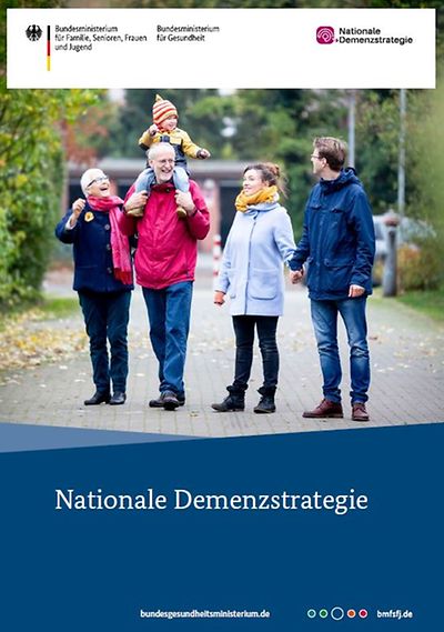  Titelseite der Broschüre "Nationale Demenzstrategie"