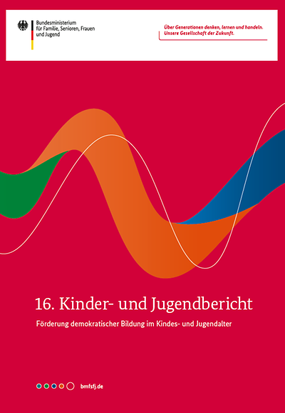 Titelseite der Bundestagsdrucksache 16. Kinder- und Jugendbericht