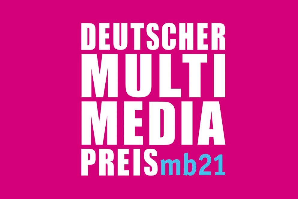 Das Logo des Deutschen Multimediapreises mb21