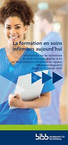 Titelseite - Pflegeausbildung aktuell - Flyer - französisch