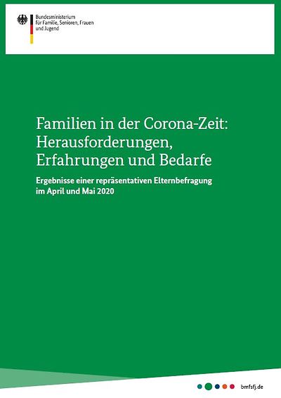 Titelseite: Familien in der Corona-Zeit