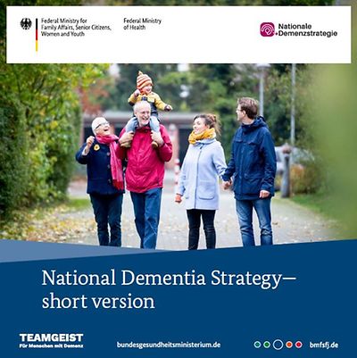 Titelseite "National Dementia Strategy - short version"