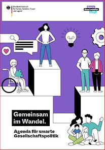 Titelseite der Broschüre "Gemeinsam im Wandel" Agenda für smarte Gesellschaftspolitik