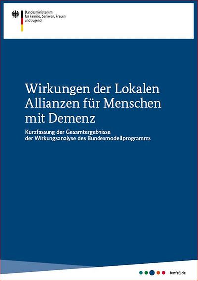 Titelseite Kurzfassung der Gesamtergebnisse der Wirkungsanalyse des Bundesmodellprogramms