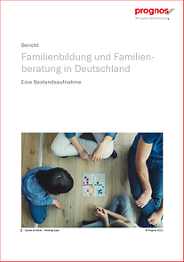 Titelseite Familienbildung und Familienberatung von prognos