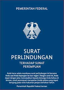 Cover Schutzbrief - indonesisch
