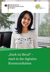 Titelseite "Stark im Beruf" - stark in der digitalen Kommunikation